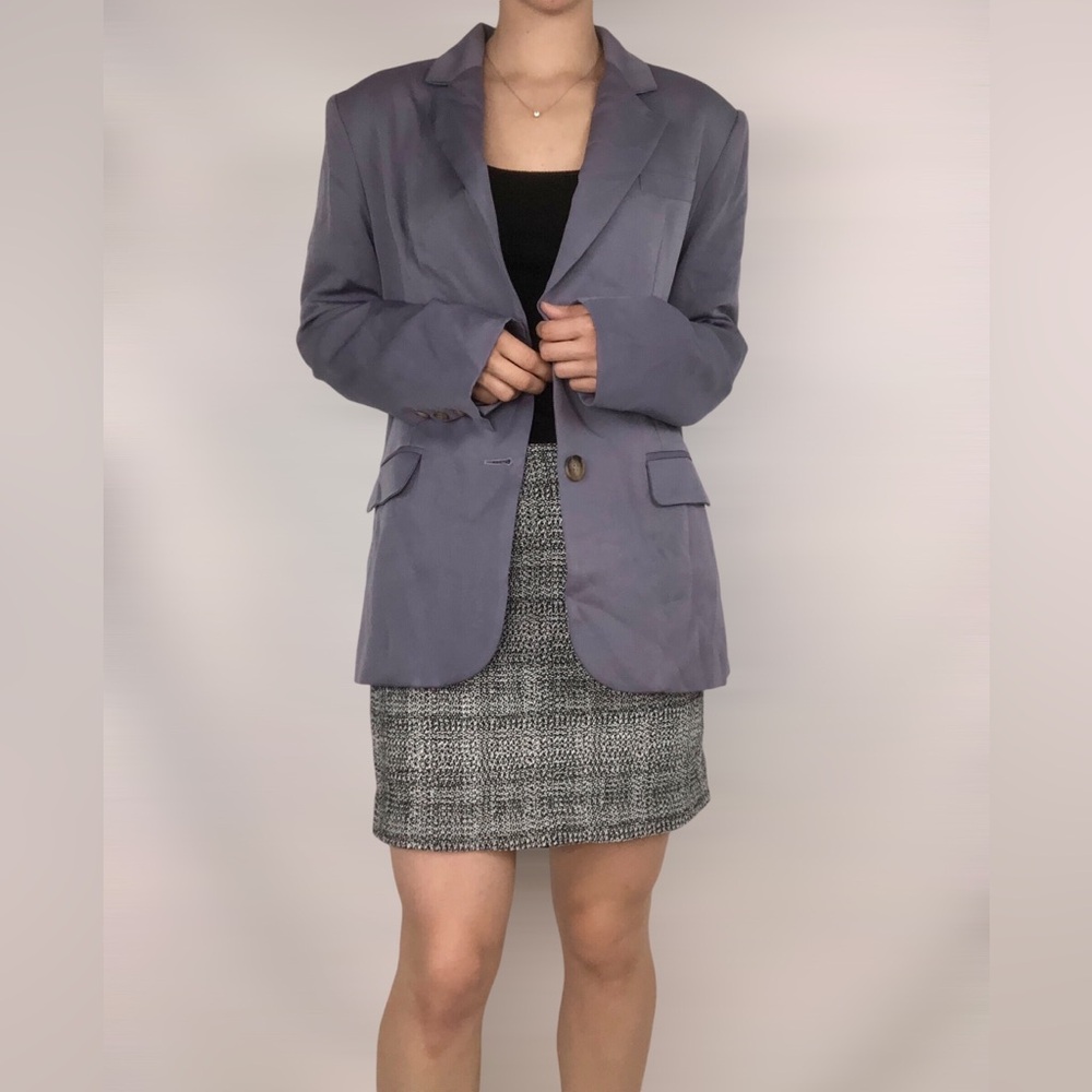 NWT SNDYS Axel Blazer in Lavender Size M‎ Purple Preppy